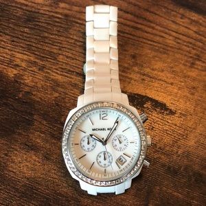 Michael Kors White Ceramic Watch